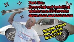 74-82 Corvette Rear Bumper Cover Removal
